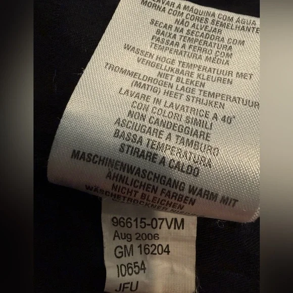 Harley-Davidson Vintage Washed Black Button Up Shirt Big Back Logo Size S - Picture 8 of 9